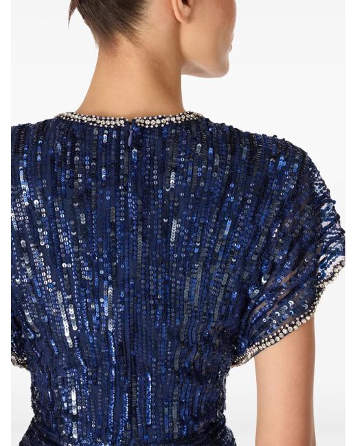 Jenny Packham Blue Zola Gown