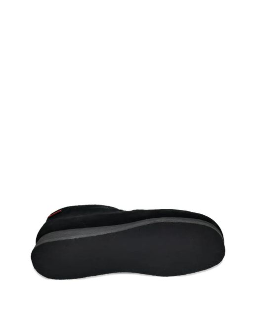 Clarks Black Stinson Hi Suede Lace-Up Shoes for men