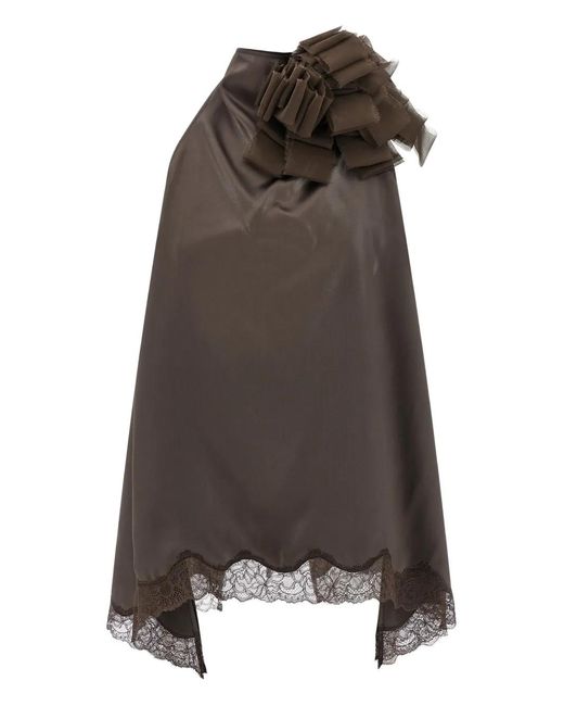 Magda Butrym Brown 'Blouse 01' Top