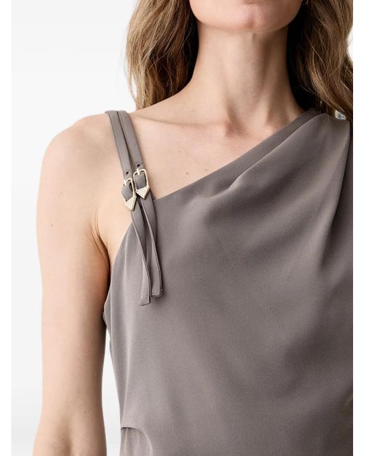 Guess Gray Livia Asymmetric Mini Dress