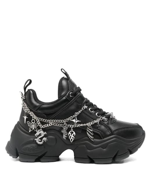 Buffalo Black Binary Charm 2.0 Sneakers