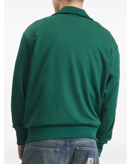 Adidas Green Firebird Side-Stripe Jacket for men