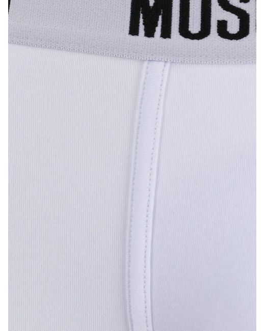 Moschino White Logo Boxers for men