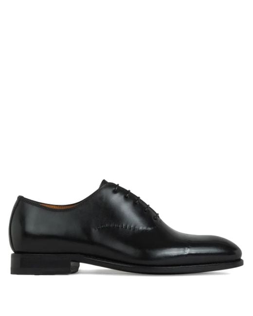 Bontoni Black Vittorio Oxford Shoes for men