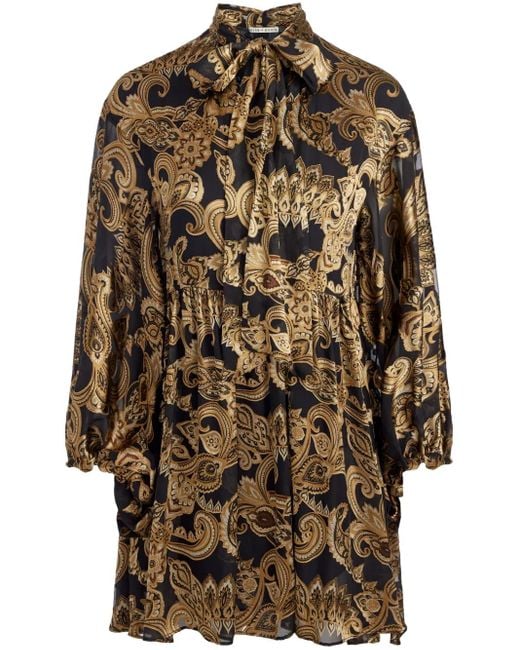 Alice + Olivia Natural Opal Minikleid