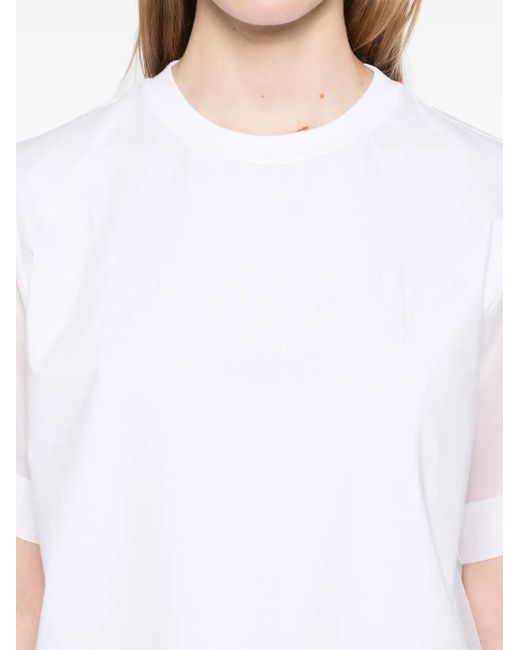 Peserico パネル Tシャツ White