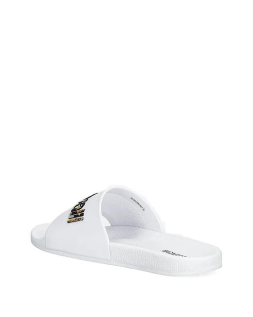 Just Cavalli White Logo Slides