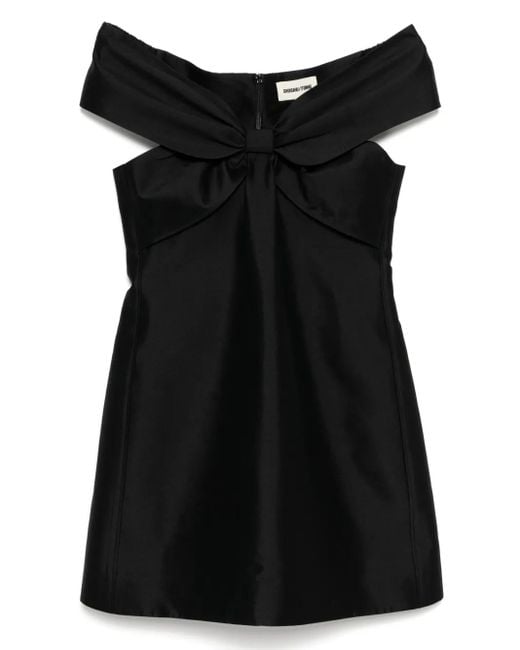 ShuShu/Tong Black Bow Mini Dress