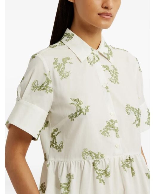 Erdem ショートスリーブ シャツドレス White
