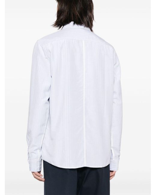 Private Stock White Kissinger Cotton Shirt for men