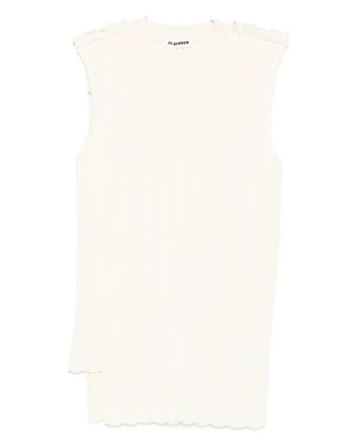 Jil Sander ノースリーブ トップ White