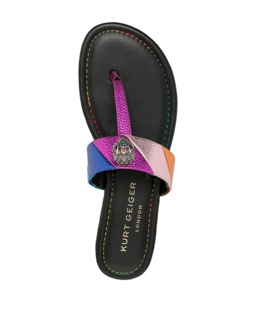 Kurt Geiger Multicolor Kensington Flat Sandals