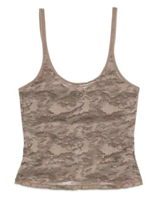 DIESEL レースパネル トップ Gray