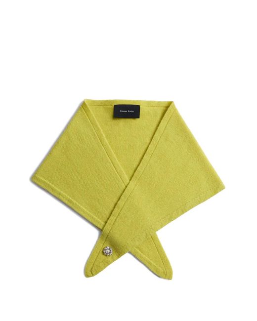 Sciarpa di Simone Rocha in Yellow