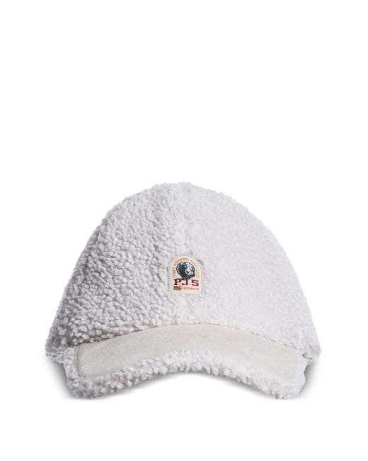 Parajumpers White Fleece Baseball Cap