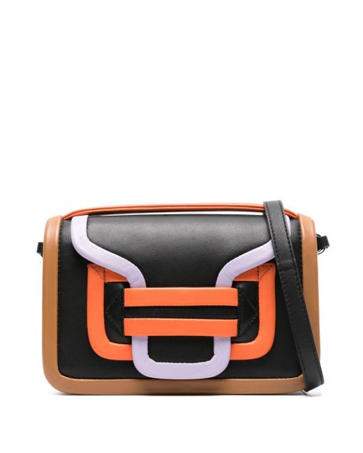 Pierre Hardy Orange Small Alpha Leather Crossbody Bag