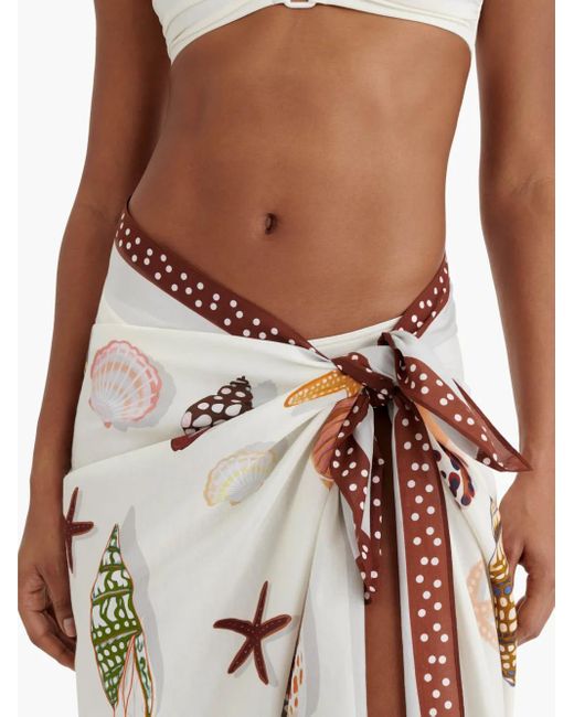 Eres White Latte Beach Cover-Up