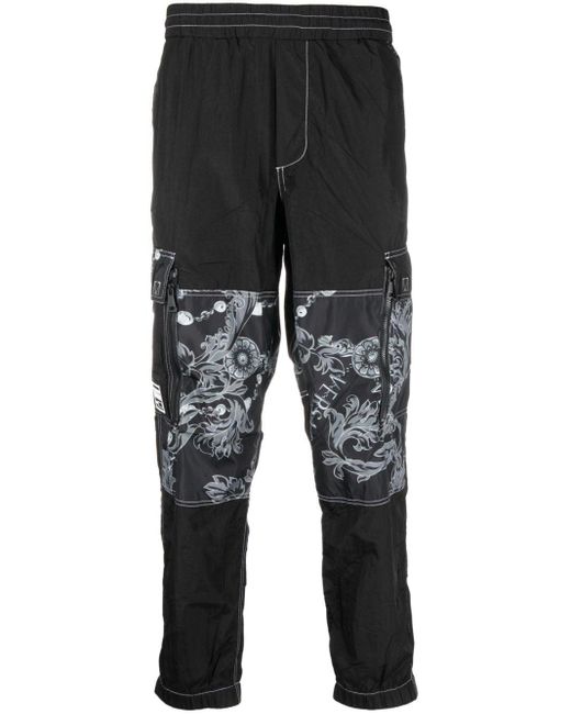 Pantalon de jogging à imprimé baroque Versace Jeans Couture pour homme en  coloris Noir | Lyst