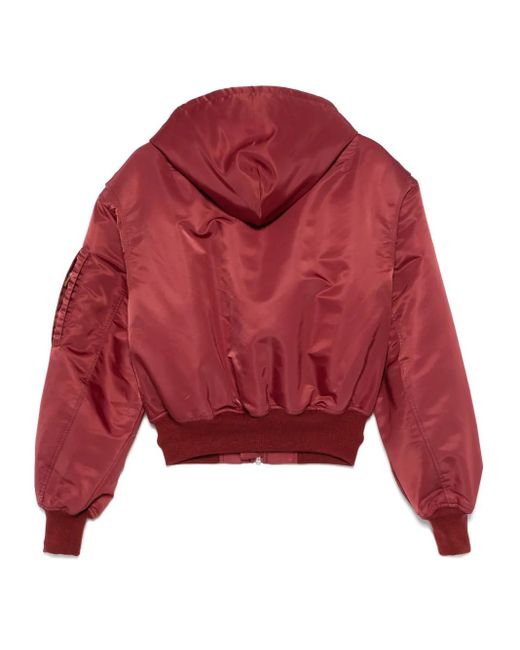 Entire studios Red Broad Bomber Jacket