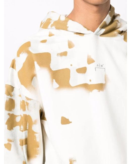 A_COLD_WALL* Metallic Faded-Print Hoodie for men