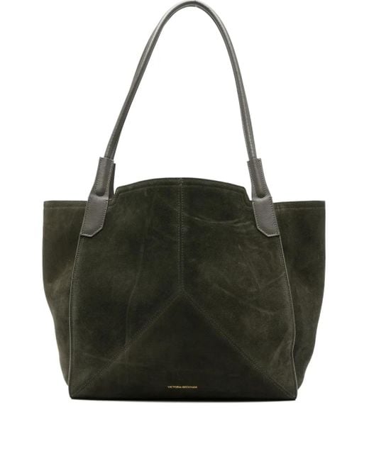 Victoria Beckham Black Suede Shoulder Bag
