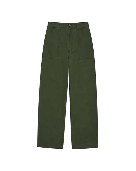 Anine Bing Green Grayson Pant