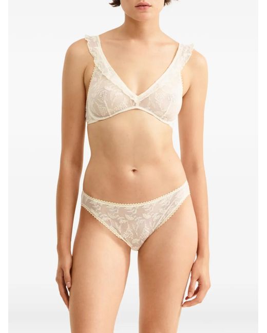 Eres White Blé Lace Briefs
