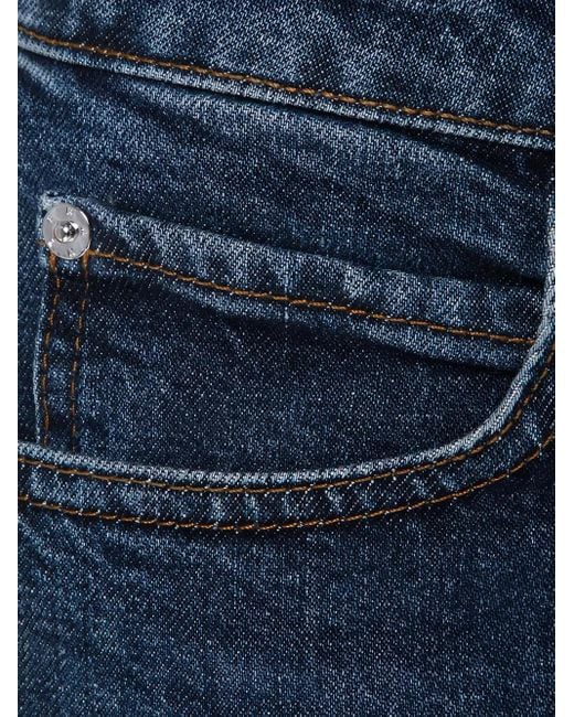 FRAME Blue Straight-Leg Jeans