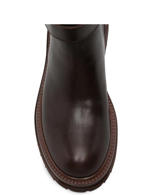 SERGIO MORETTI FIRENZE Black Buckle-Strap Chelsea Boots