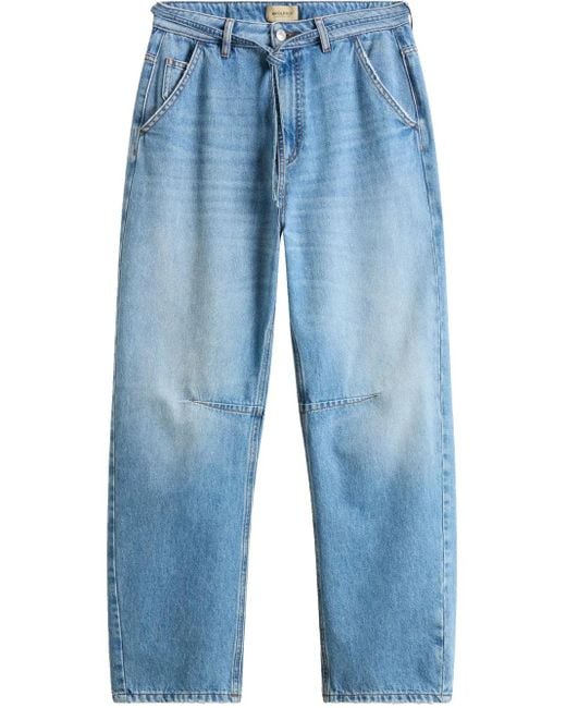 Woolrich Blue Belted Jeans