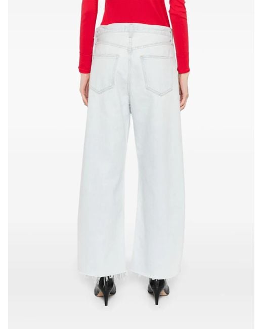 Vaqueros Low Curve Agolde de color White