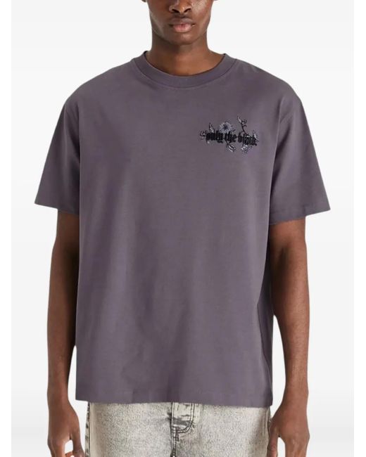 Only the Blind Purple Wildflower T-Shirt for men