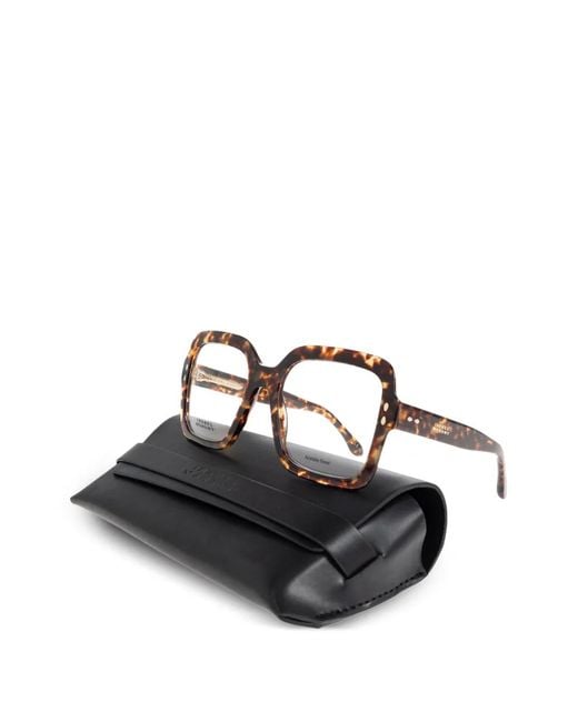 Isabel Marant Brown Tortoiseshell-Effect Glasses