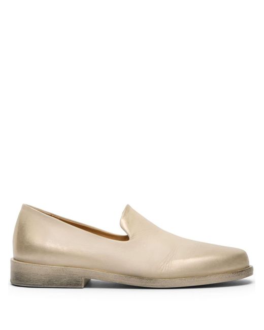 Marsèll Natural Round-toe Leather Loafers