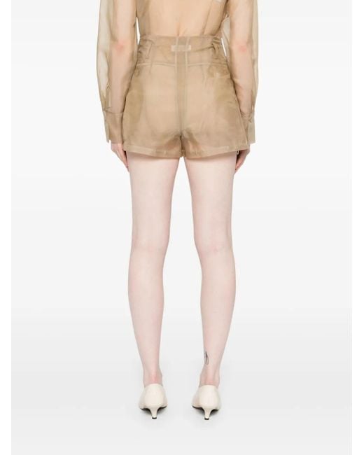 Frankie Shop Natural Lise Shorts