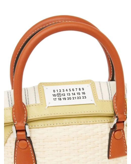 Maison Margiela 5Ac Classique Kleine Tas Met Handgreep in het Natural voor heren