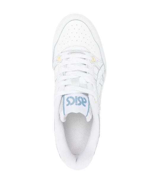 Asics White Ex89 Leather Sneakers