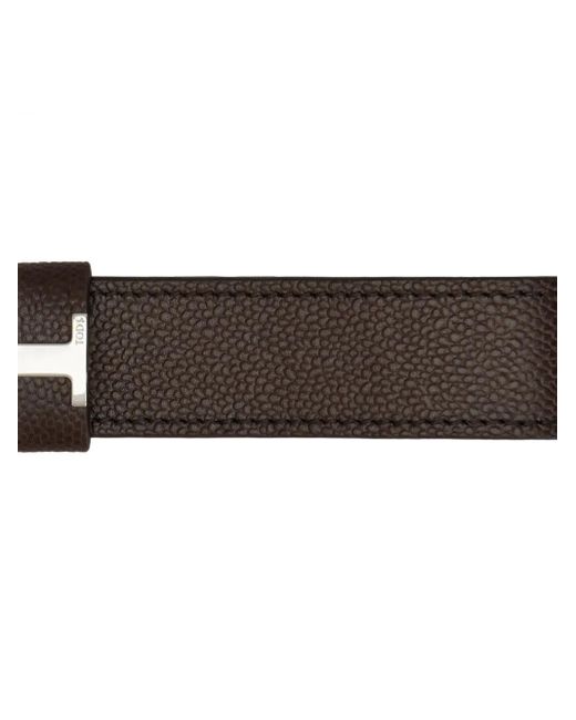 Tod's White Leather Keyring for men
