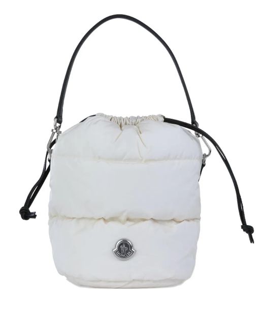 Borsa A Secchiello Caradoc Trapuntata di Moncler in White