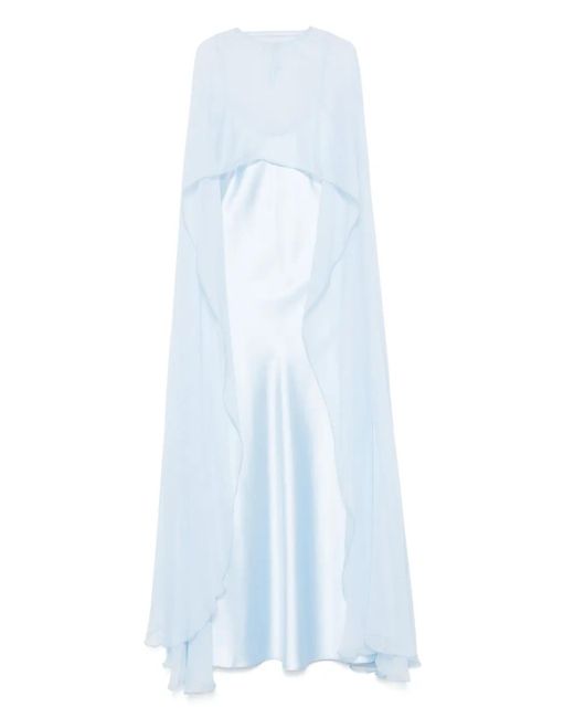 Atu Body Couture White Kleid Im Cape-Design