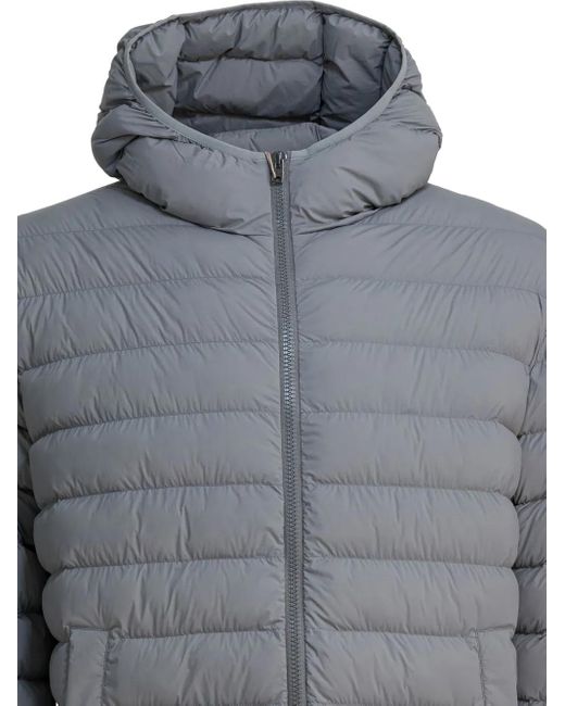 Plumífero Con Capucha Herno de hombre de color Gray