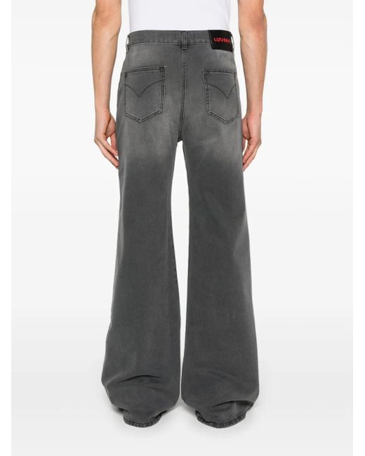 Jeans Phat A Gamba Ampia di LỰU ĐẠN in Gray da Uomo