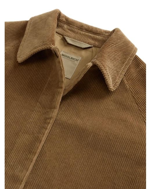 Woolrich Natural Corduroy Overshirt