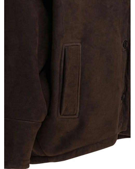 Salvatore Santoro Black Sheepskin Jacket