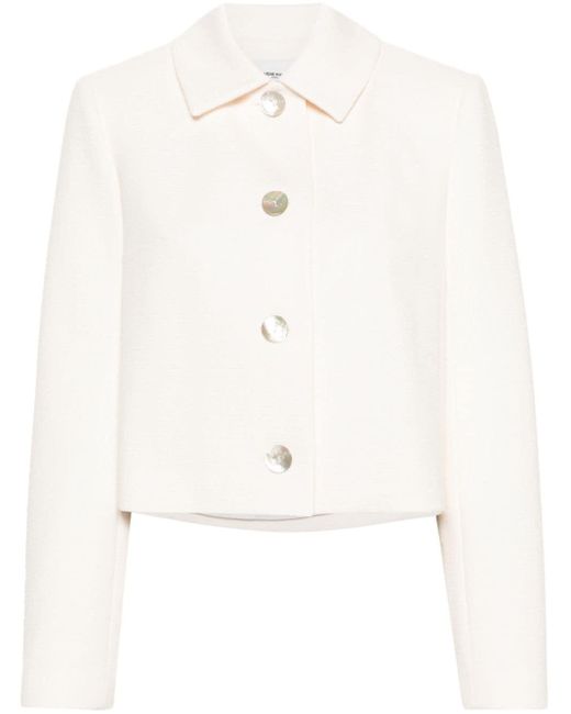 Claudie Pierlot Natural Spread-collar Button-up Jacket