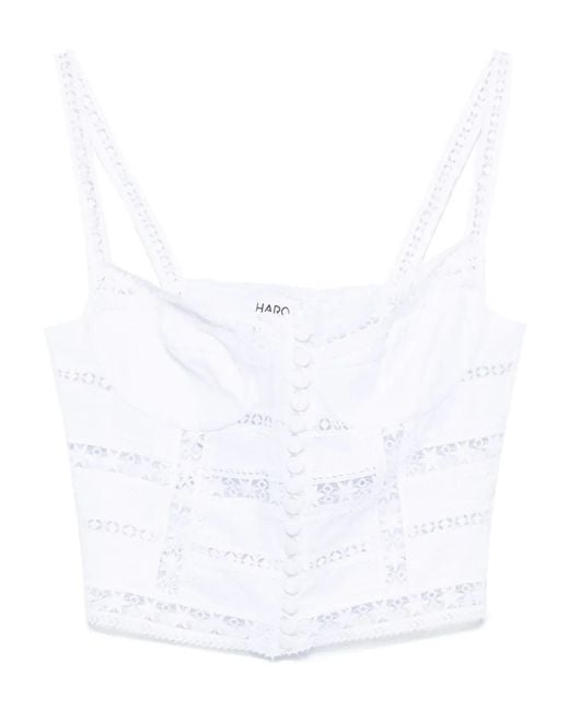 Charo Ruiz White Breth Top