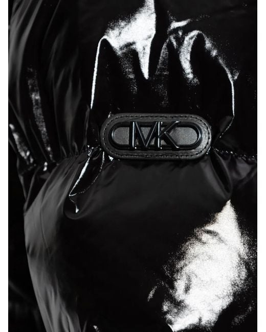 MICHAEL Michael Kors Black Zip-Up Quilted Jacket