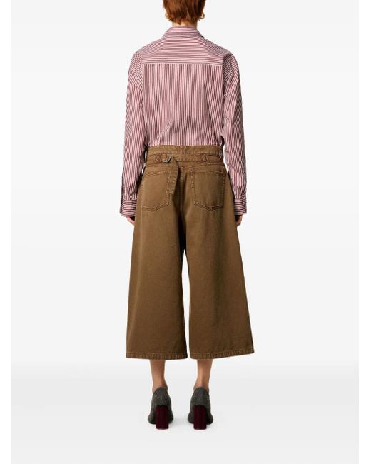 Bermudas Con Bolsillos AMI de color Brown