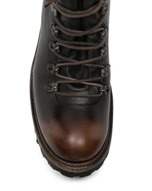 shotof Black Leather Boots for men