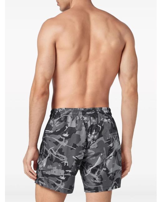 Philipp Plein Gray Boxer for men